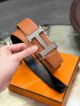 Perfect Replica Hermes Tan Black Reversible Belt 38mm with H Buckle (5)_th.jpg